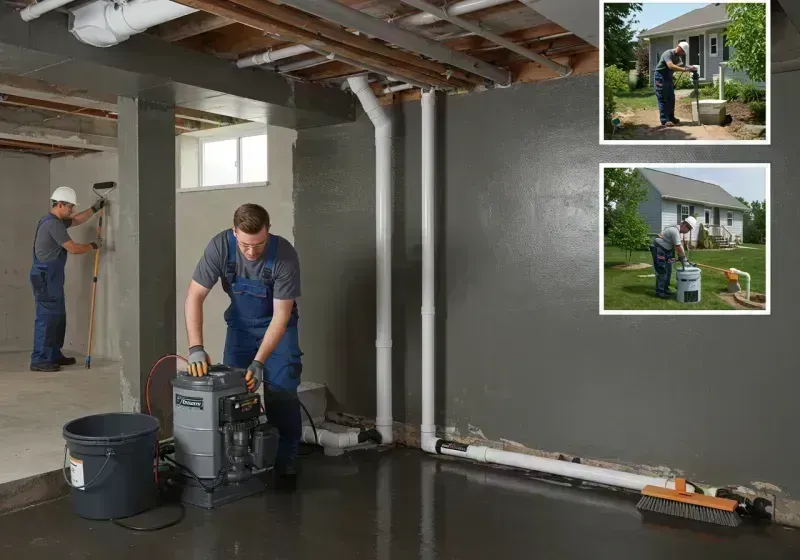 Basement Waterproofing and Flood Prevention process in Lindenhurst, IL